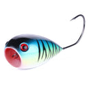 HENGJIA PO036 8cm/13g Big Mouth Single Hook Hitting Water Wave Hard Bait Lure Outdoor Fishing Gear Lure Fishing Bait Fishing Tackle (PO036-1)