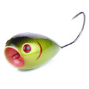HENGJIA PO036 8cm/13g Big Mouth Single Hook Hitting Water Wave Hard Bait Lure Outdoor Fishing Gear Lure Fishing Bait Fishing Tackle (PO036-4)