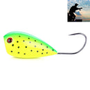 HENGJIA PO036 8cm/13g Big Mouth Single Hook Hitting Water Wave Hard Bait Lure Outdoor Fishing Gear Lure Fishing Bait Fishing Tackle (PO036-8)