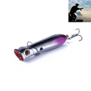 HENGJIA PO032 8cm/12g Simulation Hard Baits Fishing Lures with Hooks Tackle Baits Fit Saltwater and Freshwater (2