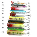 HENGJIA PO032 8cm/12g Simulation Hard Baits Fishing Lures with Hooks Tackle Baits Fit Saltwater and Freshwater (5