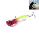 HENGJIA PO032 8cm/12g Simulation Hard Baits Fishing Lures with Hooks Tackle Baits Fit Saltwater and Freshwater (8