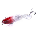 HENGJIA PE018 10cm/13g Propeller Tractor Shaped Hard Baits Fishing Lures Tackle Baits Fit Saltwater and Freshwater (6
