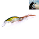 HENGJIA JIZ002 10cm/16.6g Big Octopus Squid Shaped Hard Baits Long Shot Fishing Lures Tackle Baits Fit Sea Fishing and Freshwater Fishing (C)