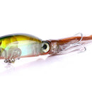 HENGJIA JIZ002 10cm/16.6g Big Octopus Squid Shaped Hard Baits Long Shot Fishing Lures Tackle Baits Fit Sea Fishing and Freshwater Fishing (C)