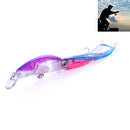 HENGJIA JIZ002 10cm/16.6g Big Octopus Squid Shaped Hard Baits Long Shot Fishing Lures Tackle Baits Fit Sea Fishing and Freshwater Fishing (D)