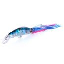 HENGJIA JIZ002 10cm/16.6g Big Octopus Squid Shaped Hard Baits Long Shot Fishing Lures Tackle Baits Fit Sea Fishing and Freshwater Fishing (G)