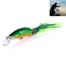 HENGJIA JIZ002 10cm/16.6g Big Octopus Squid Shaped Hard Baits Long Shot Fishing Lures Tackle Baits Fit Sea Fishing and Freshwater Fishing (H)