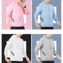 Summer Nylon Waterproof and Breathable Fabric Anti-ultraviolet Hooded Sun Protection Shirt for Men (Color:Blue Size:XL)