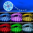 3 PCS YWXLight 15m SMD 5050 270 LEDs Music Synchronization Remote Control WiFi APP Control RGB Color-Changing LED Strap Light (Color:Waterproof Size:US Plug)