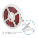 3 PCS YWXLight 15m SMD 5050 270 LEDs Music Synchronization Remote Control WiFi APP Control RGB Color-Changing LED Strap Light (Color:Waterproof Size:US Plug)