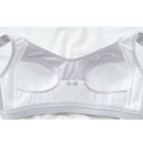Front Button Cotton Breastfeeding Underwear Breathable Pregnancy Bra without Steel Ring (Color:Skin Color Size:42/95BC)