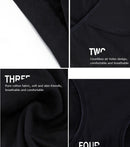 Antibacterial Second Suction Breathable Four-layer Leakproof Physiological Underwear For Women (Color:Black Size:XXL)