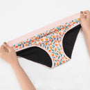 Antibacterial Second Suction Breathable Four-layer Leakproof Physiological Underwear For Women (Color:Black Size:M)