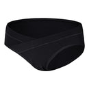 Summer Thin Cotton Low-rise Belly Support Pregnant Woman Panties (Color:Black Size:XXL)