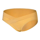 Summer Thin Cotton Low-rise Belly Support Pregnant Woman Panties (Color:Turmeric Size:M)