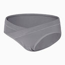 Summer Thin Cotton Low-rise Belly Support Pregnant Woman Panties (Color:Dark Gray Size:M)