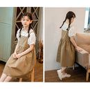 Girls Fashion Casual Lace Top (Color:White Size:140cm)