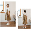 Girls Fashion Casual Lace Top (Color:White Size:140cm)