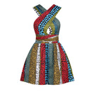 Ladies Casual Loose Print Multi-wear Jumpsuit (Color:FKAH004 Size:M)