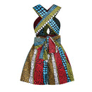 Ladies Casual Loose Print Multi-wear Jumpsuit (Color:FKAH004 Size:M)