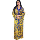 Women Printed Floral Robe Dress (L)