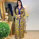 Women Printed Floral Robe Dress (XL)
