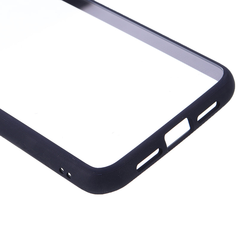 IPAKY Armor Transparent Shockproof PC+Soft TPU Edge Shell Protective Case for Oneplus 7