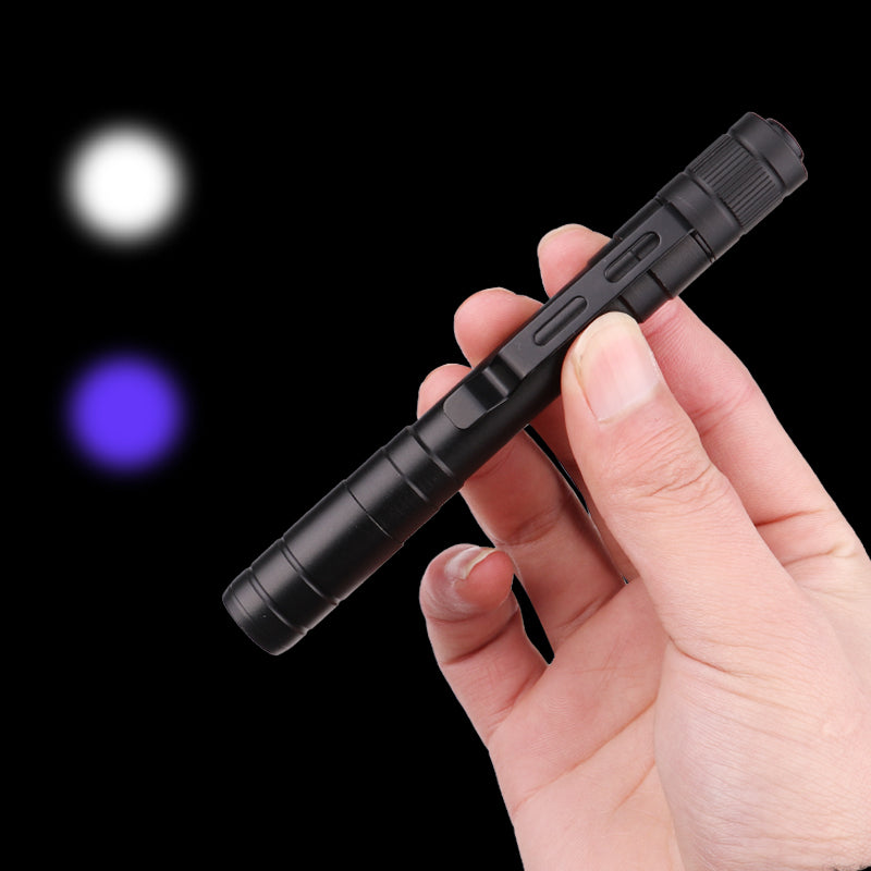 XANES 1912B 2835 LED White+Purple AAA Flashlight Mini Portable LED Flashlight LED Torch