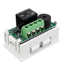 W2026C DC 24V 10A Digital Hygrometer Humidity Meter with Red/Blue LED Display Hygrometer Adjustable Humidity Controller Sensor Switch