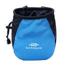 LUCKSTONE Polyester Adjustable Rock Climbing Anti-slip Powder Chalk Waist Bag Drawstring Closure