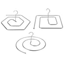 Multiple Shapes Laundry Rotating Drying Rack Sheets Cloth Hanger Stainless Steel