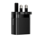 Baseus Mirror Lake Dual USB QC Digital Display Quick UK Charger for iPhone 11 Pro XR X