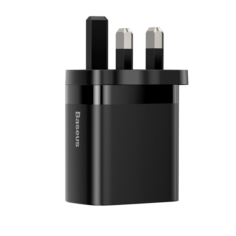 Baseus Mirror Lake Dual USB QC Digital Display Quick UK Charger for iPhone 11 Pro XR X