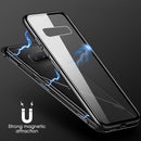 Bakeey Magnetic Adsorption Aluminum Alloy Tempered Glass Protective Case + 2 Packs Kisscase 10D Hydrogel Screen Protector For Samsung Galaxy S10 Plus