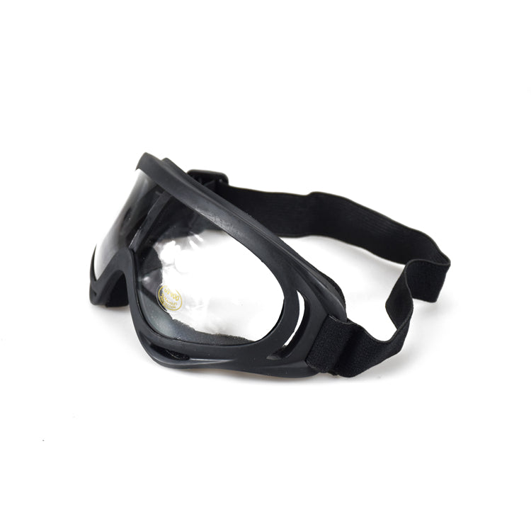GHOST RACING Motorcycle Retro Racing Goggles Wind Dust Proof ATV Sunglasses Black Frame