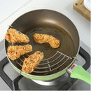 Stainless Steel Oil Drain Rack Kitchen Steamer Dish Fried Frying Rack