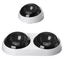 Pet Dog Cat Feeding Feeder Single / Double Bowl Puppy Feeder Dispenser Holder