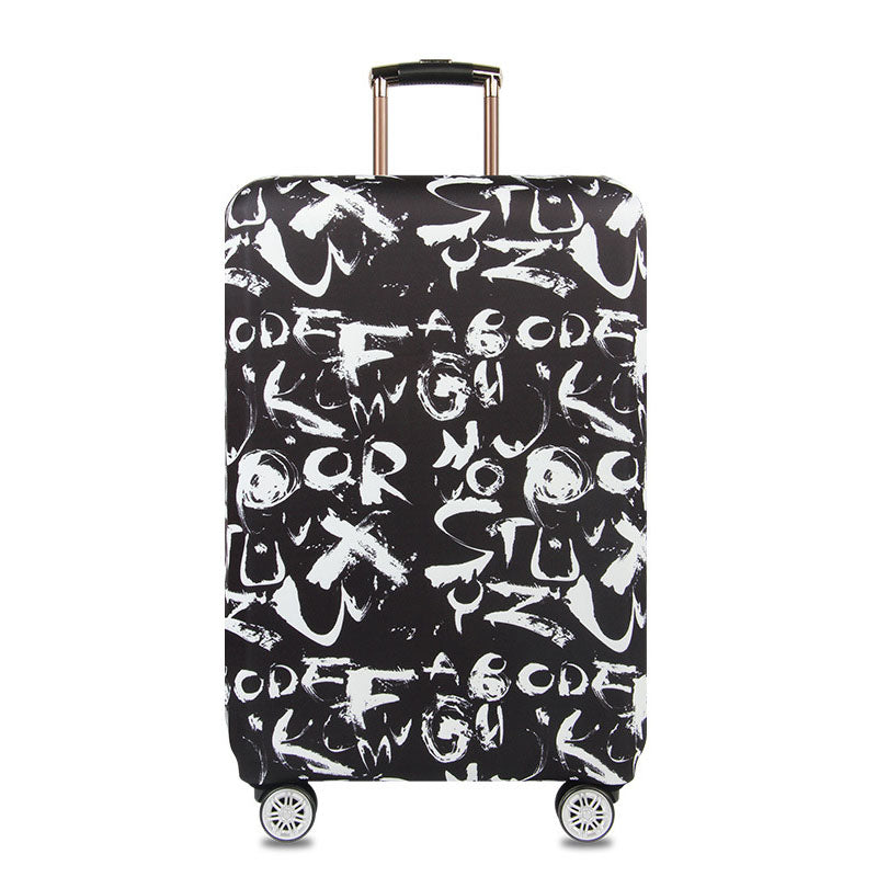 Honana Graffiti Style Elastic Luggage Cover Trolley Case Cover Durable Suitcase Protector 18-32Inch