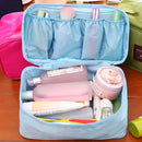 Fashion Double Layer Underwear Cosmetic Storage Bag Makeup Tool Box Multifunctional Storage Package