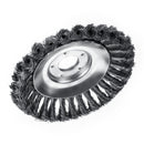 150mm Weed Trimmer Head Lawn Mower Sharpener Grass Weeder Steel Brush Head