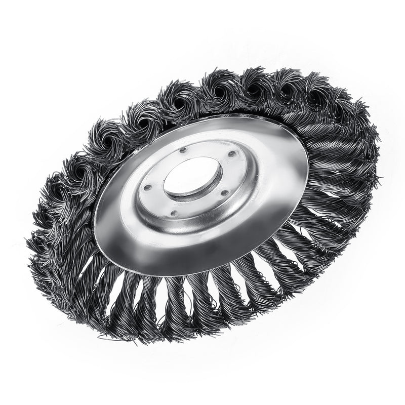 150mm Weed Trimmer Head Lawn Mower Sharpener Grass Weeder Steel Brush Head