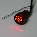22mm AC 50-380V Thermometer Indicator Light LED Digital Display Temperature Measuring Induction Ranging -20-199