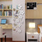 3D Plum Blossom Silver DIY Shape Mirror Wall Stickers Home Wall Bedroom Office Decor