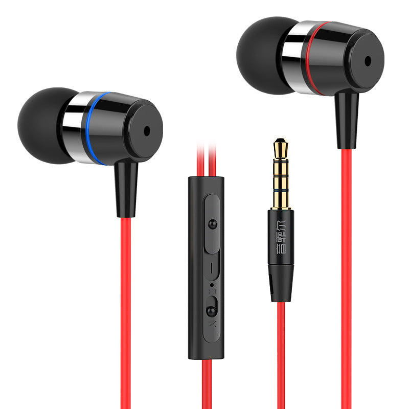 Inpher T50 Professional Wired Earphone Metal Heavy Bass Sound Quality Music 3.5mm In-Ear With Mic