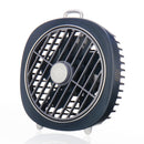 DC 5V 4W Portable USB Fan Air Cooling Cooler with Night Light for Desktop Office Travel