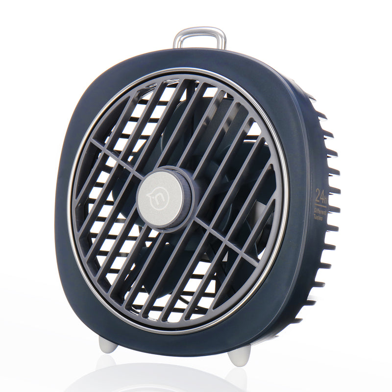 DC 5V 4W Portable USB Fan Air Cooling Cooler with Night Light for Desktop Office Travel