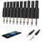 10pcs 3.5 mm Jack Audio Per Cuffie Spina Adattatore Connettori Plug Connectors