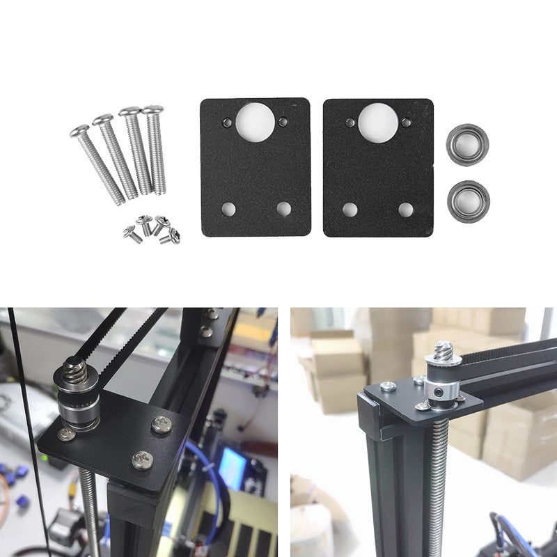 Double Z-axis Stabilizer Metal Bearing Fixing Bracket for 3D Printer Lead Screw Top Mounting