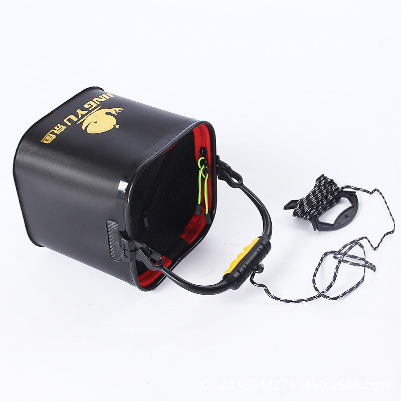 ZANLURE 20cm 24cm EVA Folding Fishing Water Bucket With Handle Foldable Water Tank